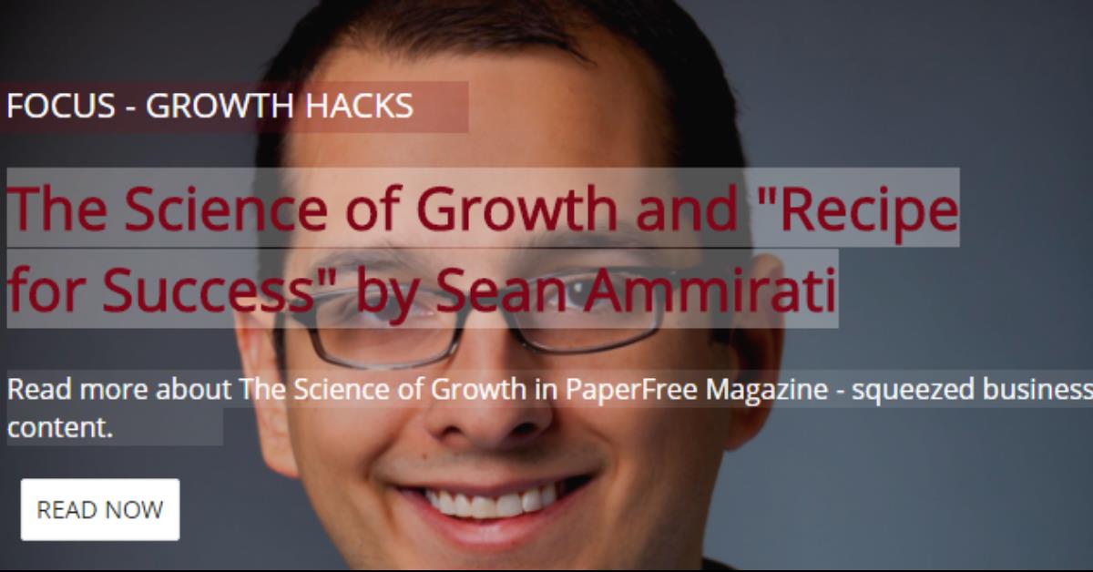 The Science of Growth by  Sean Ammirati